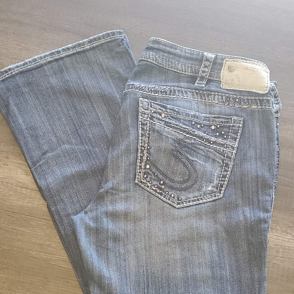 Silver Aiko Bootcut Jeans
